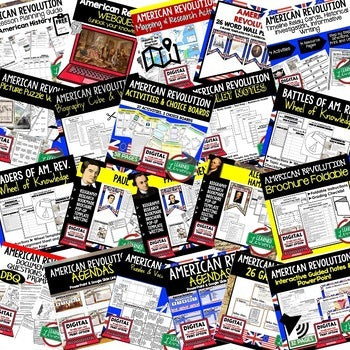 American Revolution BUNDLE, American Revolution Activities - preview 2