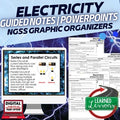 Electricity Guided Notes and PowerPoints Physical Science Activity - preview 1