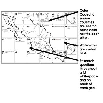 Mexico Collaborative Poster, Mapping Mexico Activity, Mexico Research - preview 2