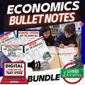 Economics Outline Notes Bundle | Free Enterprise Review | Test Prep - preview 1