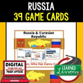 Russia  Game Cards, Geography Test Prep, Print & Digital Distance Learning - preview 1