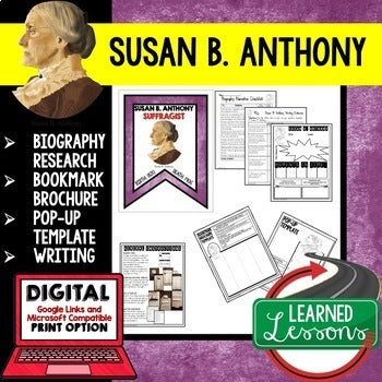 Women's History Month Biography Research Google Bundle - preview 4