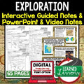 Exploration Guided Notes and PowerPoints, Interactive Notebooks, Google - preview 1