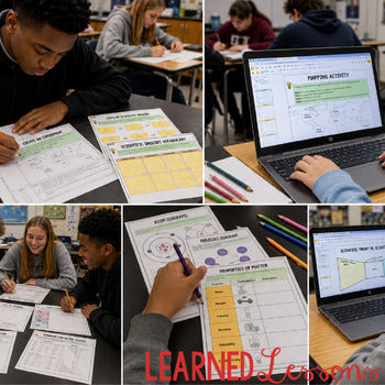 Basic Science & Inquiry Activities Choice Board, Digital Learning, Google - preview 4