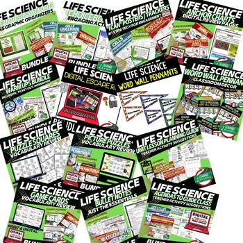 Life Science Curriculum Bundle | NGSS Life Science | Print & Google - preview 4