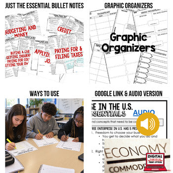 Personal Finance Outline Notes | Financial Literacy Review | Test Prep - preview 2