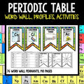 Periodic Table Word Wall and Activity Periodic Table Posters Science Word Wall - preview 1
