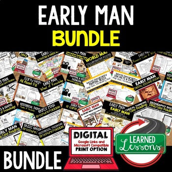 Early Humans & River Valley Civilizations Bundle | World History Activities - preview 3