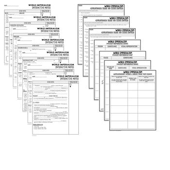 World Imperialism Guided Notes & PowerPoints, Digital Learning, Google, & Print - preview 2