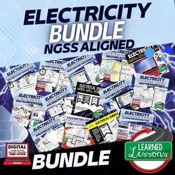 Electricity Bundle | Physical Science Curriculum | NGSS Print & Digital - preview 1