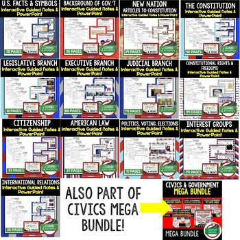Citizenship Guided Notes and PowerPoint, Google & Print - preview 3
