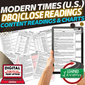 Modern Times in U.S. DBQ Close Reading Textbook Replacement Google Print - preview 1