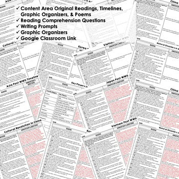 Asia Post WWII DBQ Reading Activity Google World History DBQ Reading - preview 2