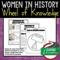 Women in History Wheel of Knowledge Interactive Notebook Page (Women's History) - preview 1