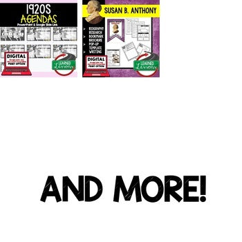 Roaring 1920s Activities Bundle | U.S. History Print & Digital Lessons - preview 4