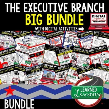 Executive Branch Bundle | U.S. Government Activities | Print & Google - preview 1