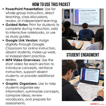 Economic Systems Guided Notes | Economics PowerPoint | Google Slides - preview 3