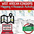 African Kingdoms Mapping Activity, Mapping African Kingdoms PRINT & DIGITAL - preview 1