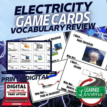 Properties of Energy Game Cards Bundle | NGSS Physical Science Review - preview 3
