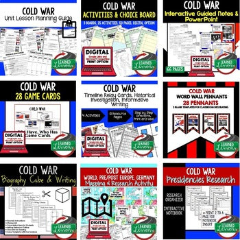 Cold War Activities Bundle | U.S. History Print & Digital Lessons - preview 2