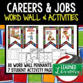 Career Exploration Vocabulary Activities | Career Word Wall & Posters - preview 1