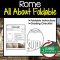 ROME Activity, All About Foldable (Interactive Notebook) - preview 1