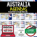 Australia Agenda PowerPoint & Google Slides World Geography Agenda - preview 1