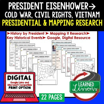 President Dwight D. Eisenhower Research & Mapping Print and Digital Google - preview 1