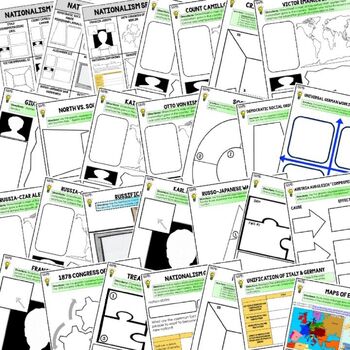 Nationalism Spreads Pre World  War I Activities, Choice Board, Print & Digital - preview 4