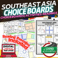 Southeast Asia Activities, Choice Board, Print & Digital, Google Geography - preview 1