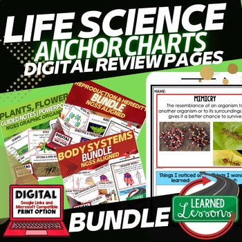 NGSS Science Anchor Charts Bundle | Life, Earth & Physical Science Posters - preview 3