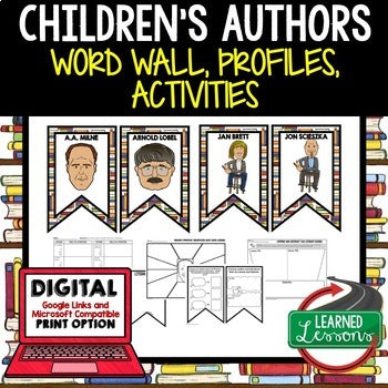 Authors Word Wall, Profiles, Authors Activity Authors Posters - preview 1