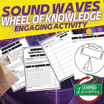 Sound Waves Activity, Wheel of Knowledge Interactive Notebook - preview 1