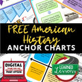 FREE American History Anchor Charts | U.S. History Posters & Classroom Decor - preview 1