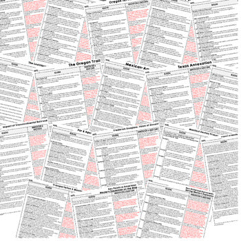 Manifest Destiny DBQ Close Reading Textbook Replacement Google Print - preview 3