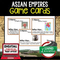 Asian Empires Game Cards, Print & Digital Learning, Google - preview 1