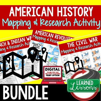 French and Indian War Map Activity and Research, Mapping the French & Indian War - preview 4