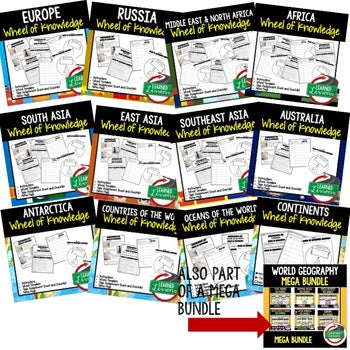 Canada Activity, Wheel of Knowledge (Interactive Notebook) - preview 4