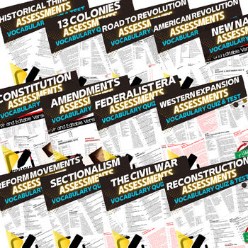 13 Colonies Assessments, Tests, U.S. History Quizzes Editable - preview 3