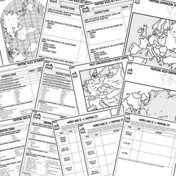 American History Mapping Activities Bundle | U.S. History Map Skills & Research - preview 3