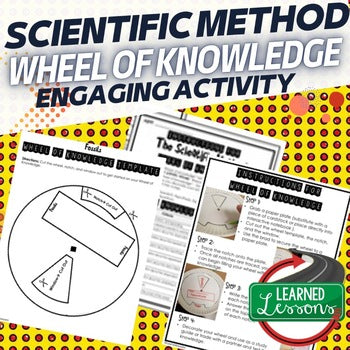 Scientific Method Wheel of Knowledge Interactive Notebook Page (Science) - preview 1