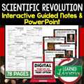 Scientific Revolution Guided Notes PowerPoints Digital Learning, Google & Print - preview 1
