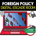 US Foreign Policy Digital Escape Room, Breakout Room Activity Pages No Prep - preview 1