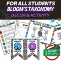 Bloom's Taxonomy Posters | Anchor Charts | Word Wall | Quick Reference Guide - preview 1