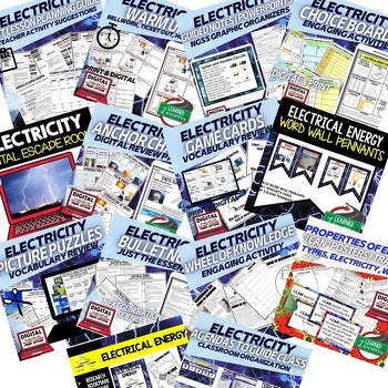 Electricity Bundle | Physical Science Curriculum | NGSS Print & Digital - preview 2