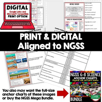 Landforms & Topography Warm Ups & Bell Ringers, NGSS Science Warm Ups - preview 4
