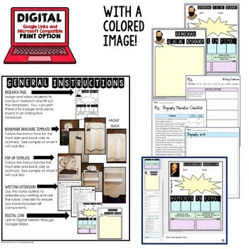 Alexander the Great Biography Research, Bookmark Brochure, Pop-Up Writing Google - preview 2