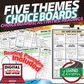 Five Themes of Geography Choice Board | Print & Digital Geography Activities - preview 1
