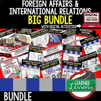 International Relations Bundle | Civics & Government Activities | Print & Google - preview 1