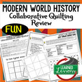 World History Collaborative Quilt, Classroom Display, Collaborative Poster - preview 1